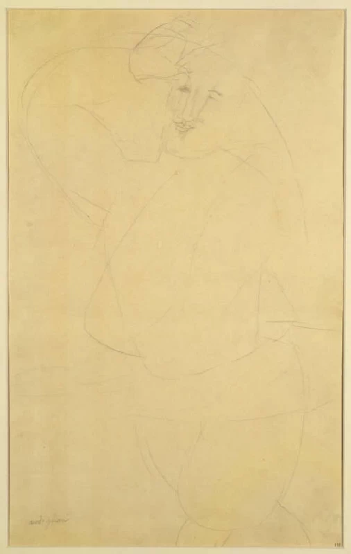 Amedeo Modigliani - 277, Paul Guillaume danzante, Castello Sforzesco, Milano